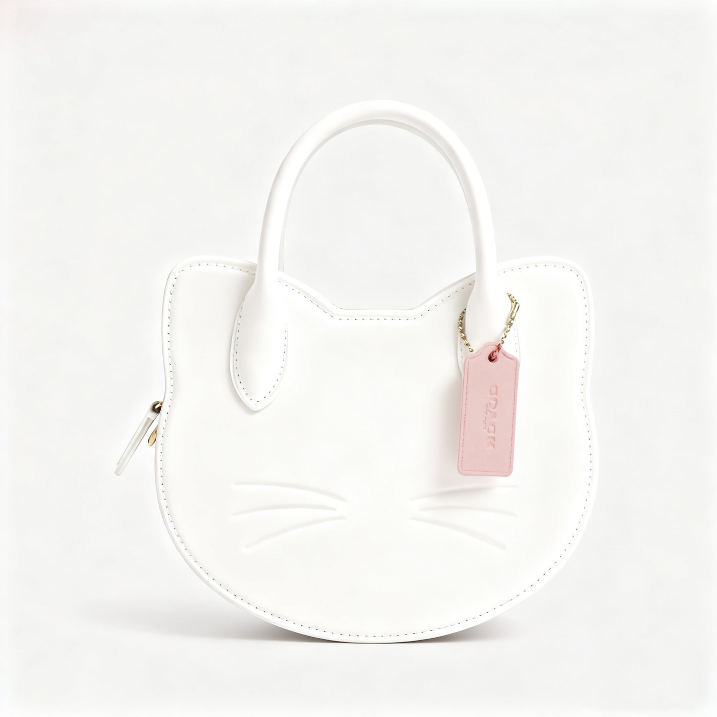 (⏰Last Day Promotion $10 OFF)-Halloween Cat Head Crossbody Bag Purse Black Leather Handbag(Buy 2 Free Shipping✔️)