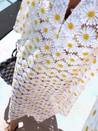 Lace Cover-up Caftan