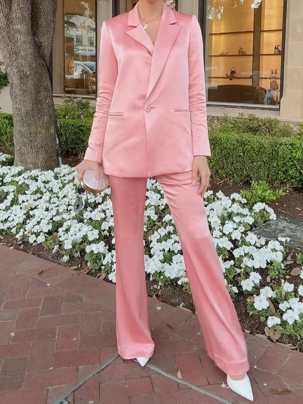 Pink Boyfriend Blazer&Pant
