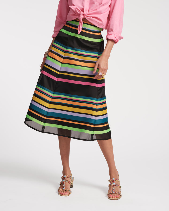 Striped Maxi Skirt