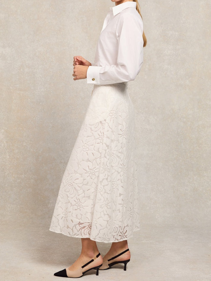 White Lace Skirt