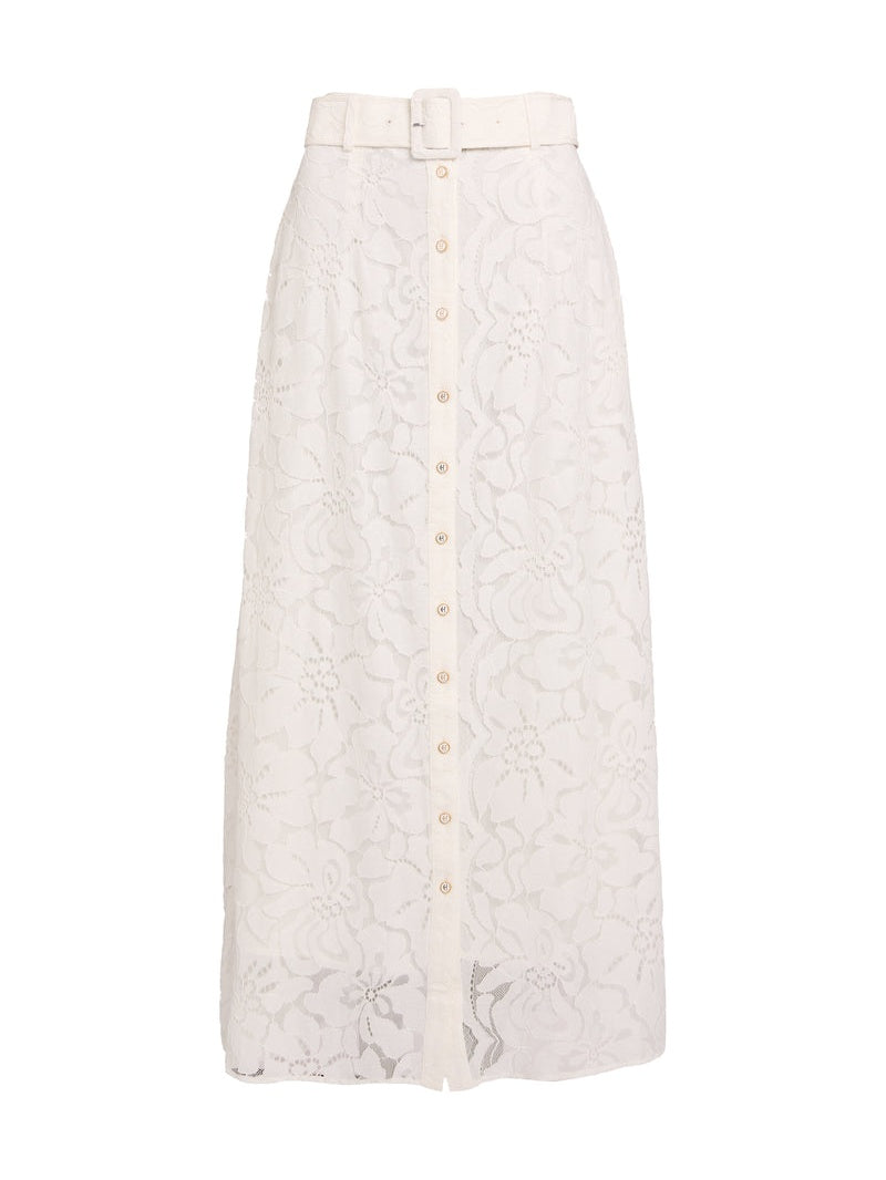 White Lace Skirt