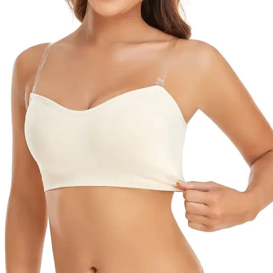 No-Slip Padled Headband Bra Silicone
