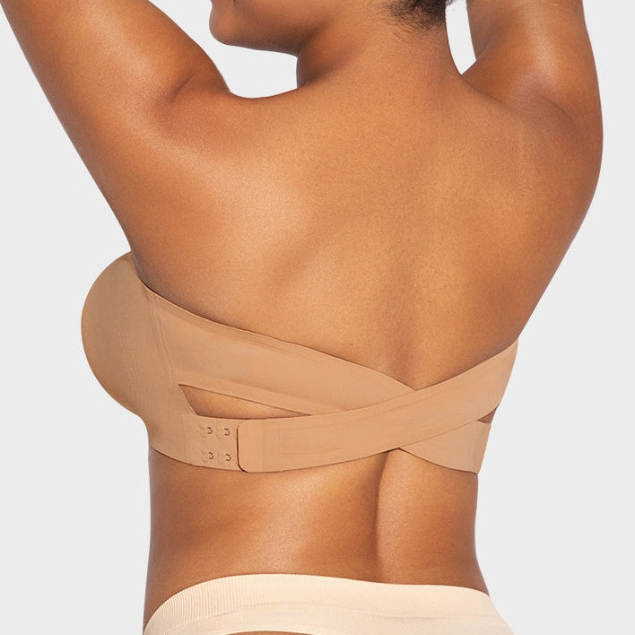 Non-Slip Crossover Side Hook Bra