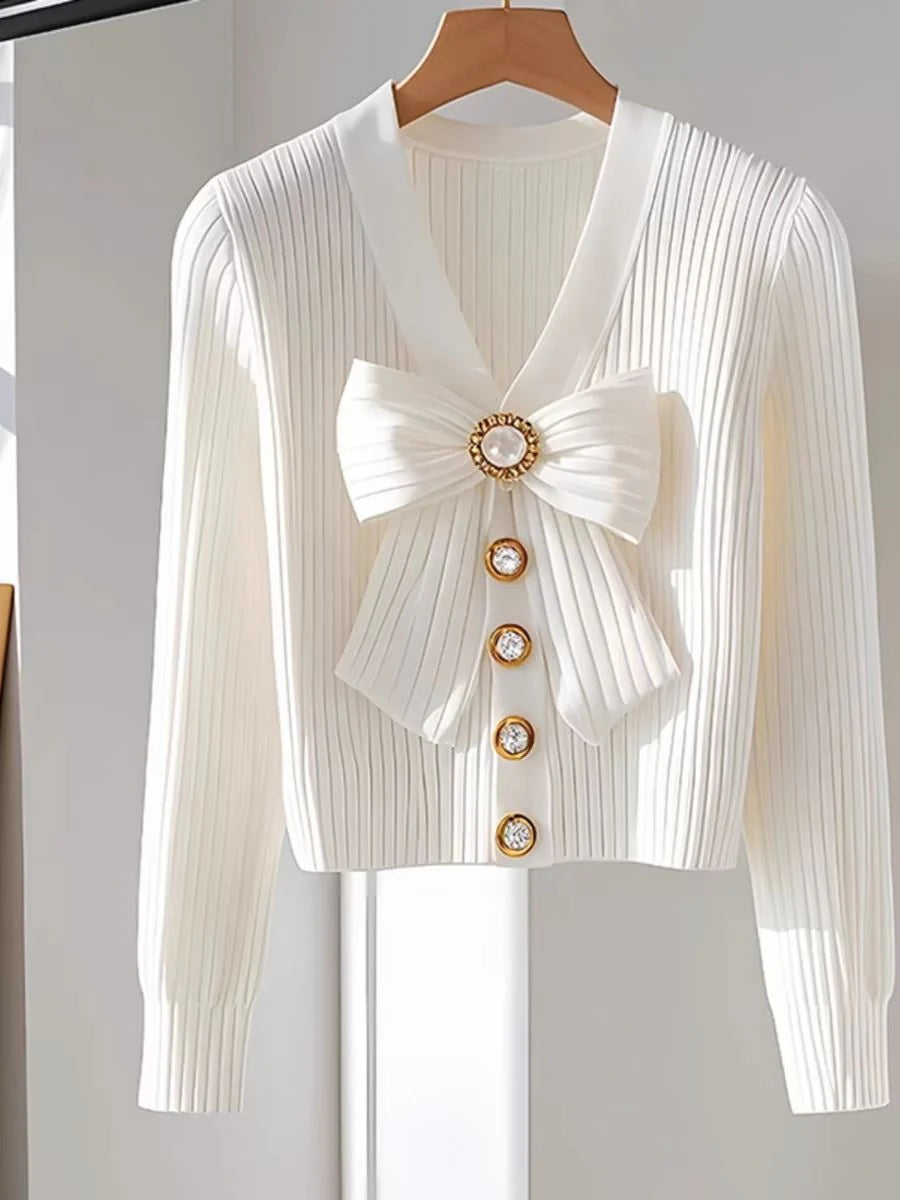 Basic Plain Long Sleeve Sweater