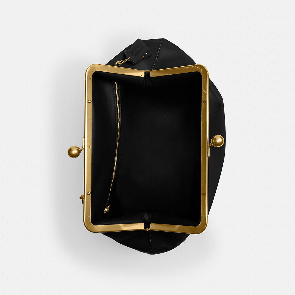 (⏰Last Day Promotion $10 OFF)Large Kisslock Frame Bag