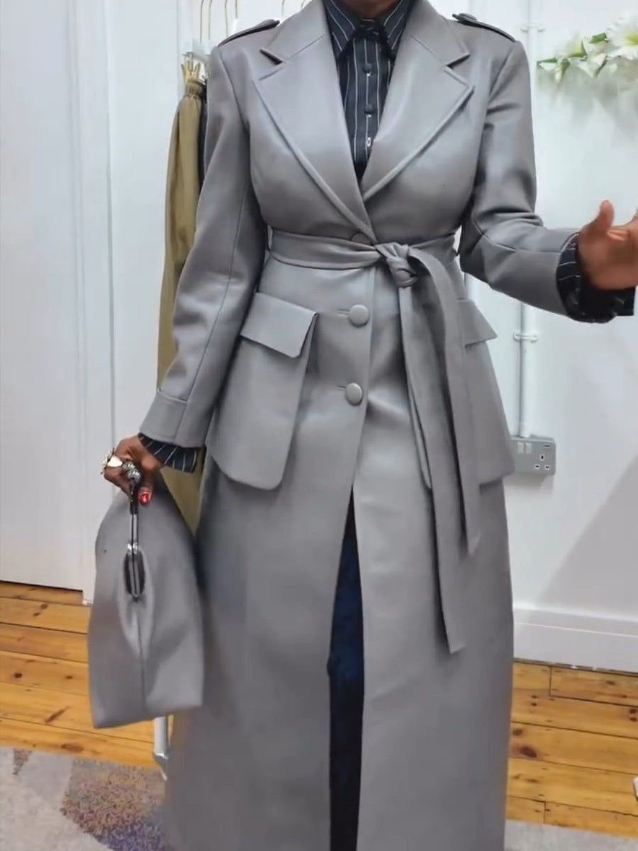 Grey Trench Coat