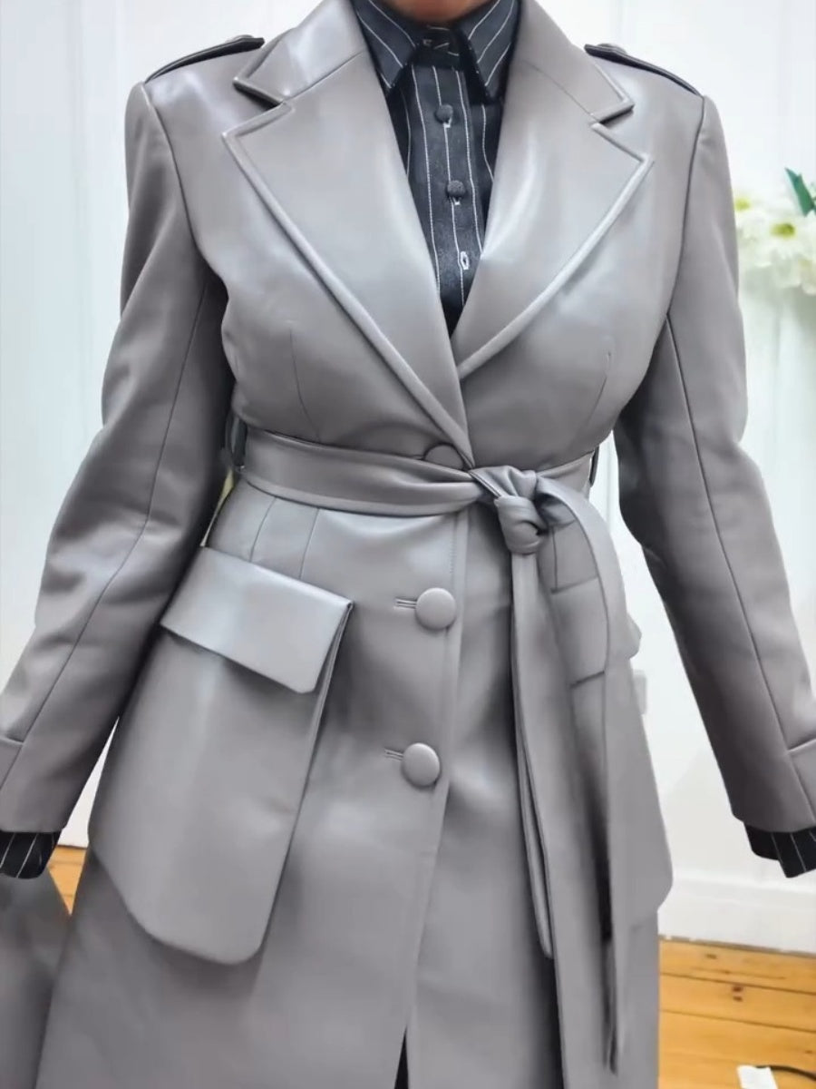 Grey Trench Coat