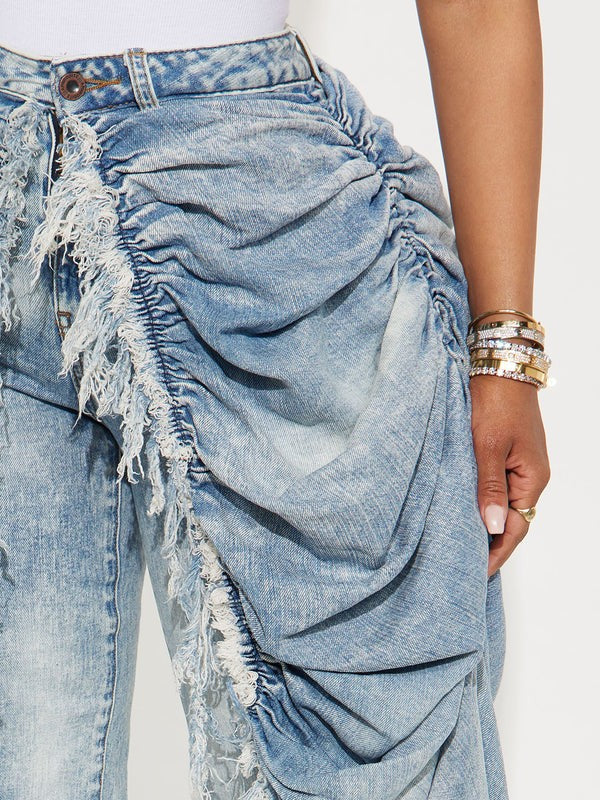 Distressed Denim Pants