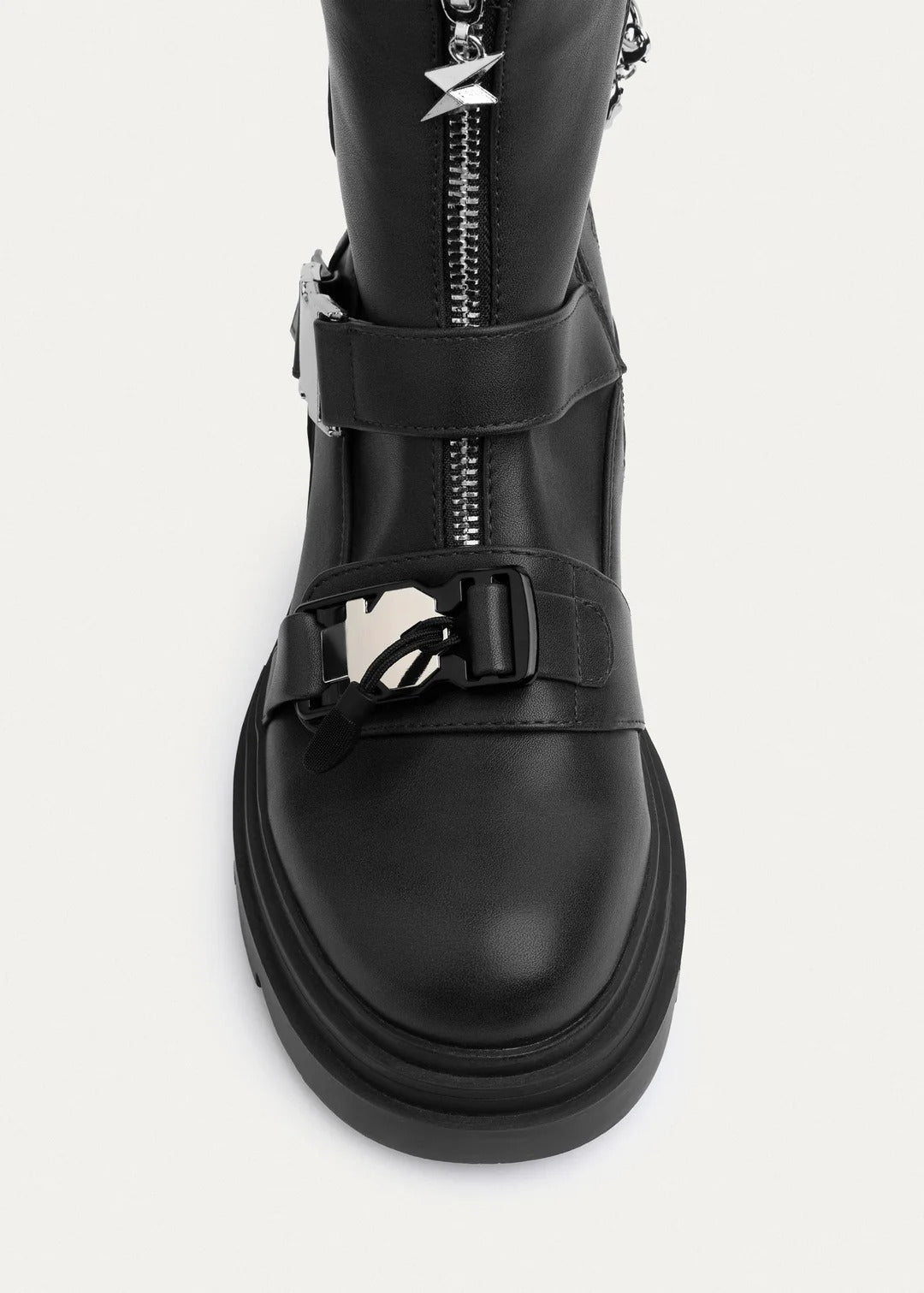 Black Chunky Platform Boots