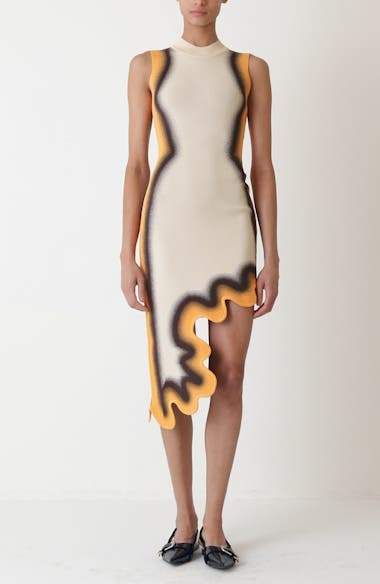 Irregular Sleeveless Maxi Dress