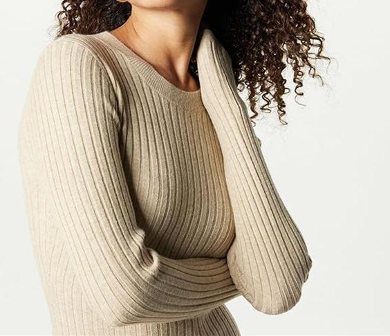 Solid Color Knit Maxi Dress