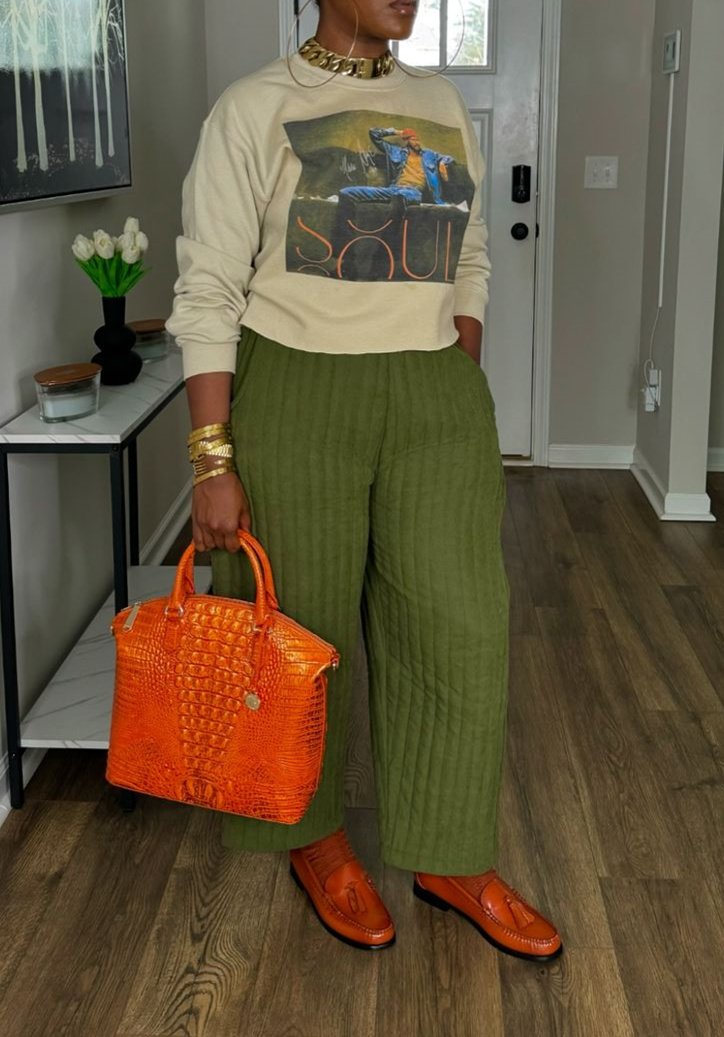 Crew Neck Printed Casual Sweatshirt