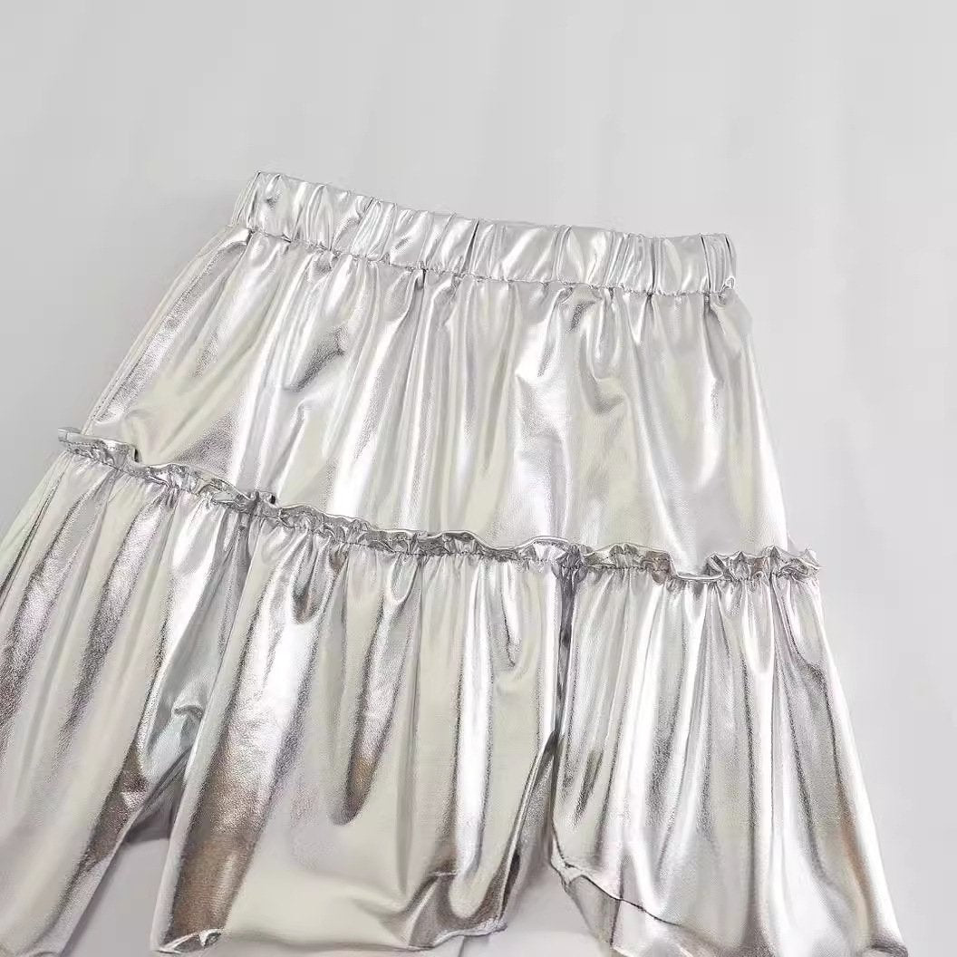 (⏰Big Sale)Holiday High-Waisted Midi Skirt