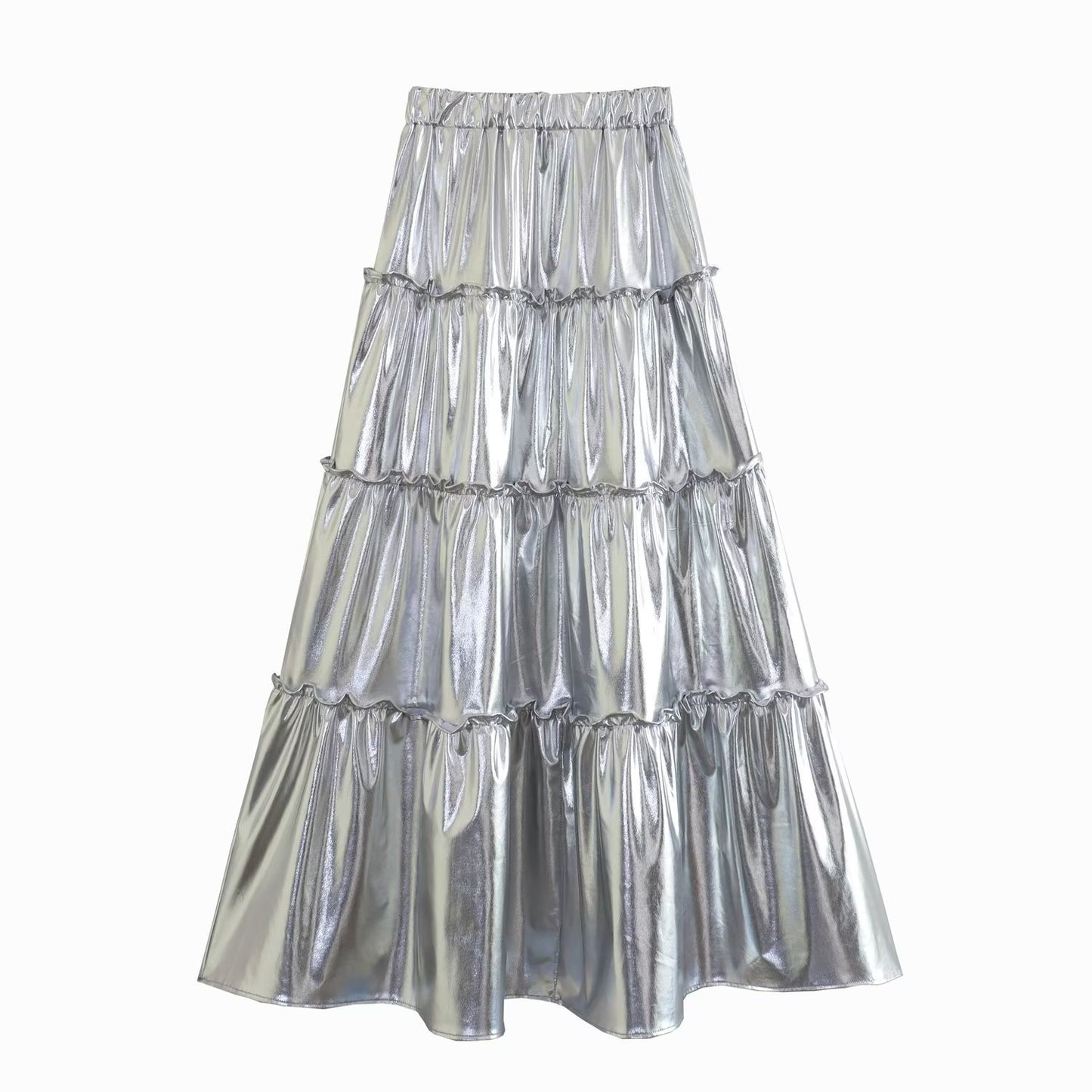 (⏰Big Sale)Holiday High-Waisted Midi Skirt