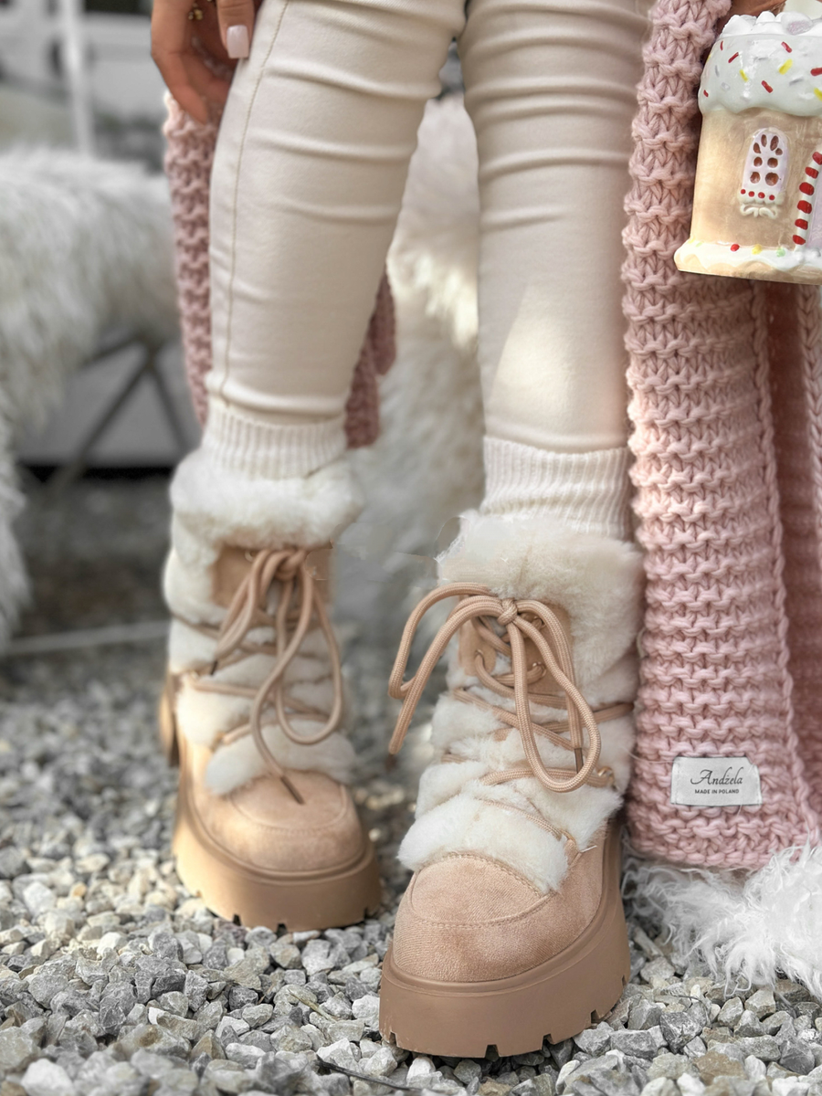 Suede Leather Snow Boots