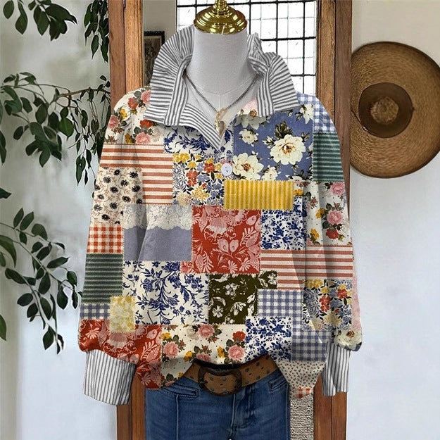 Adorable Ruffle Holiday Blouse