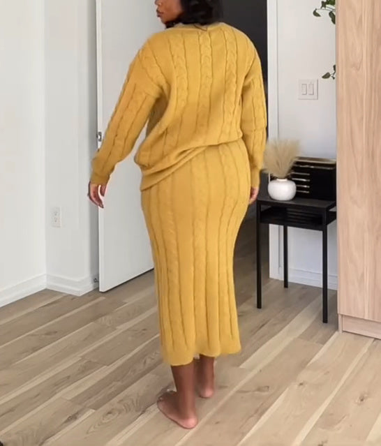 (⏰Big Sale)Knit Sweater Set