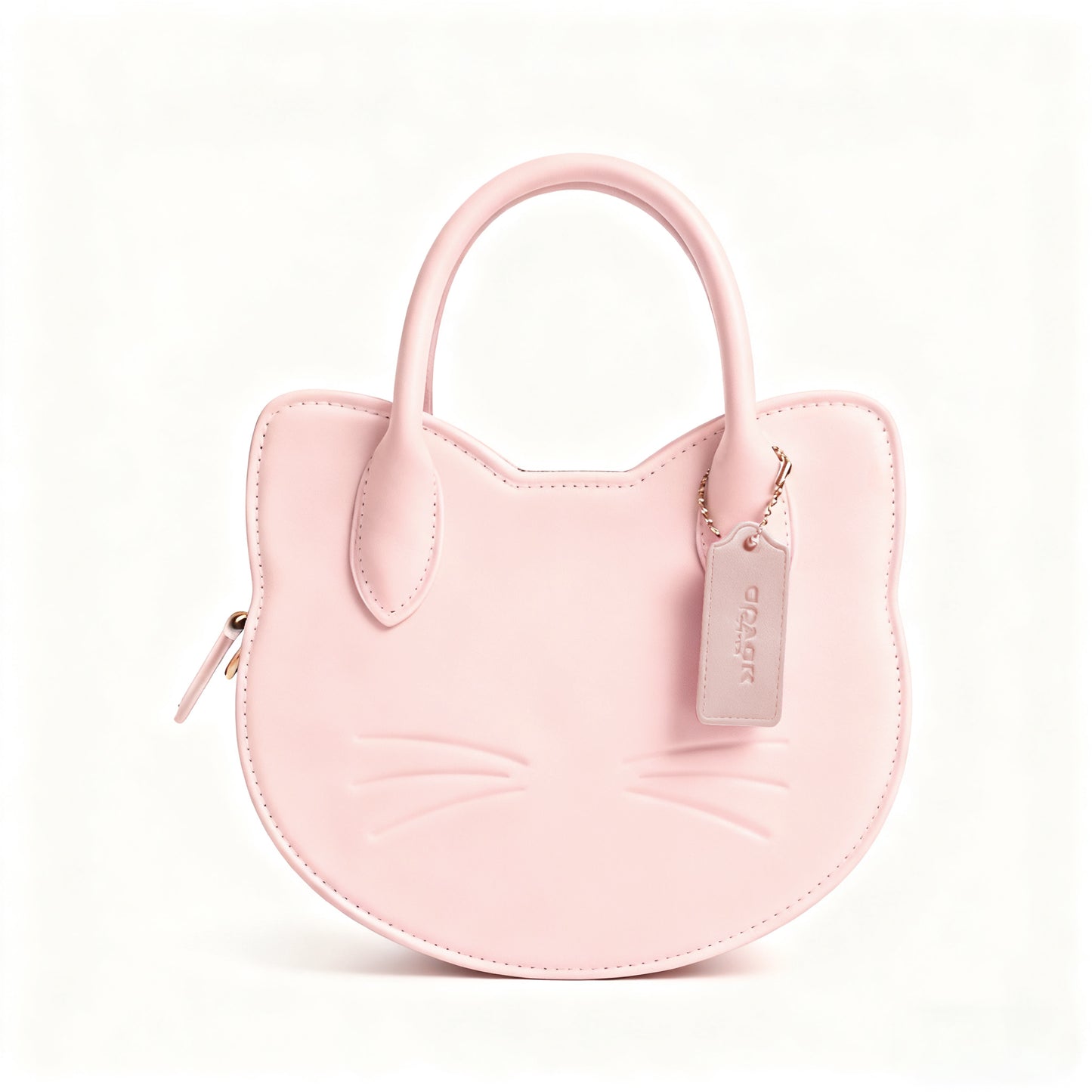 (⏰Last Day Promotion $10 OFF)-Halloween Cat Head Crossbody Bag Purse Black Leather Handbag(Buy 2 Free Shipping✔️)