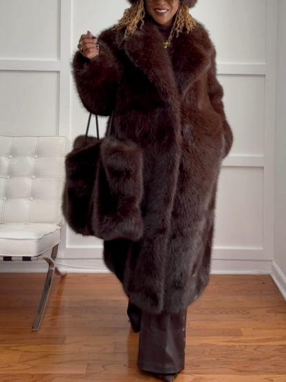 Faux Fur Coat