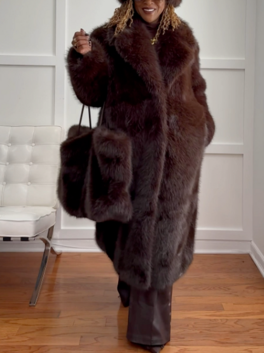 Faux Fur Coat