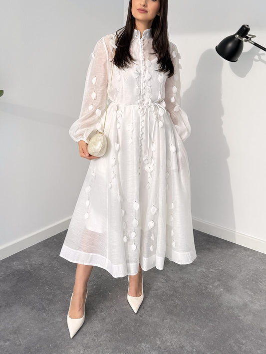Two Colors Designer Dress
