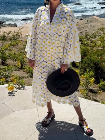 Lace Cover-up Caftan