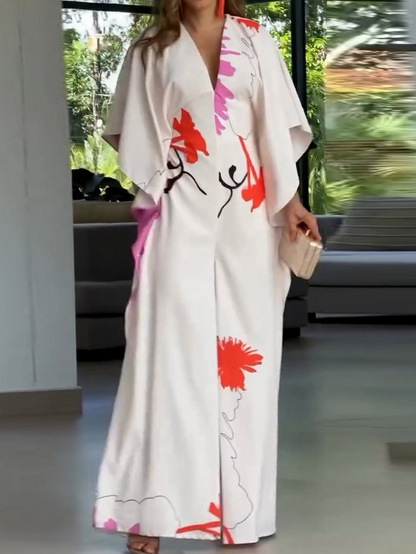 V-neck Design Slim Jumpsuit
