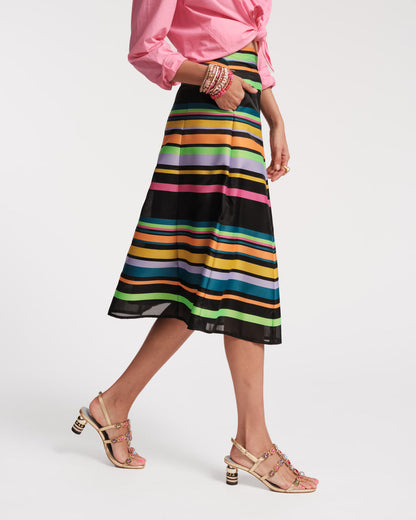 Striped Maxi Skirt
