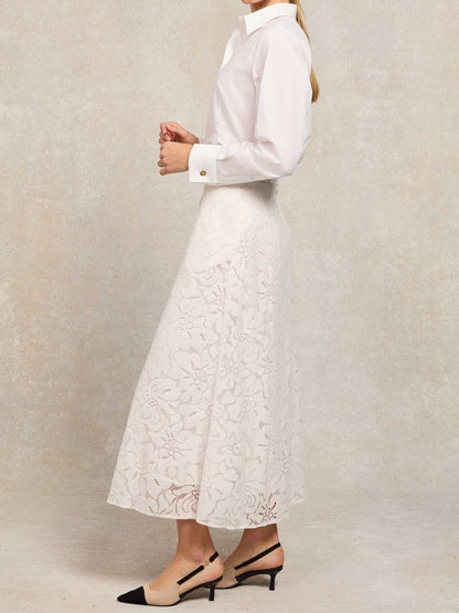 White Lace Skirt
