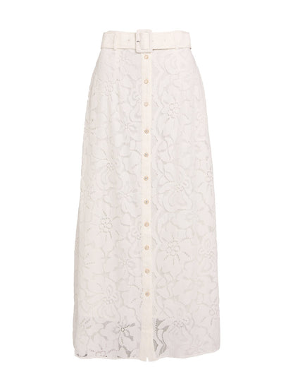 White Lace Skirt
