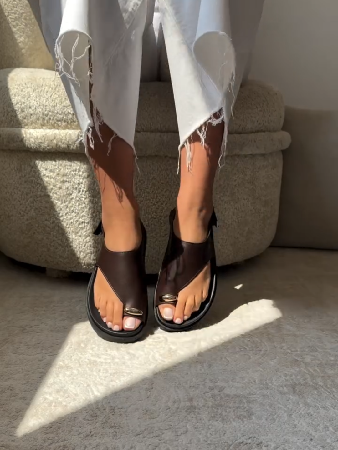 Chunky Platform Wedge Sandals
