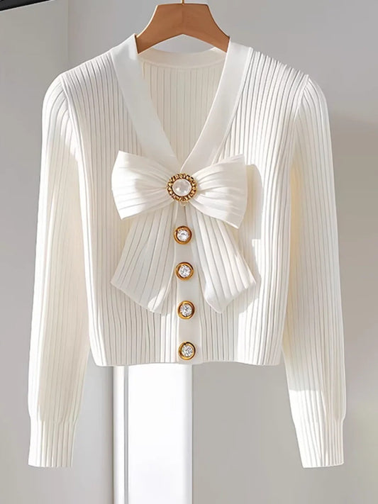 Basic Plain Long Sleeve Sweater