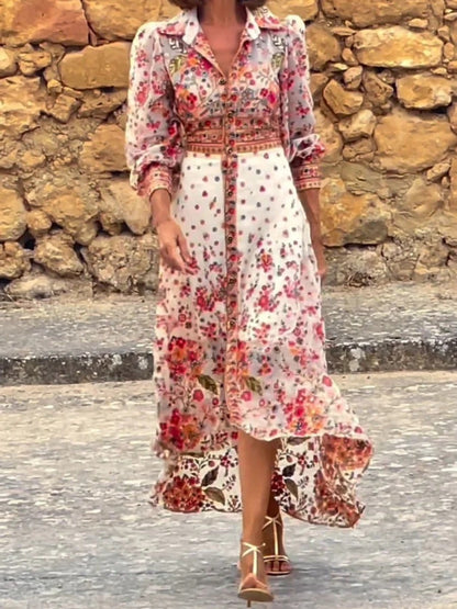 Floral Embroidered Maxi Dress