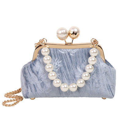 Pearl Embellished Clutch Bag