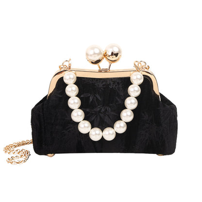 Pearl Embellished Clutch Bag