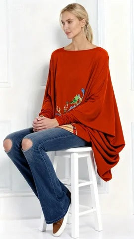 Attractive Boat Neck Animal Print Top