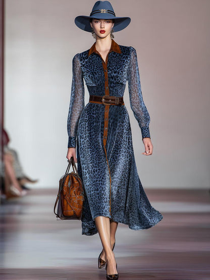Leopard Print Maxi Dress
