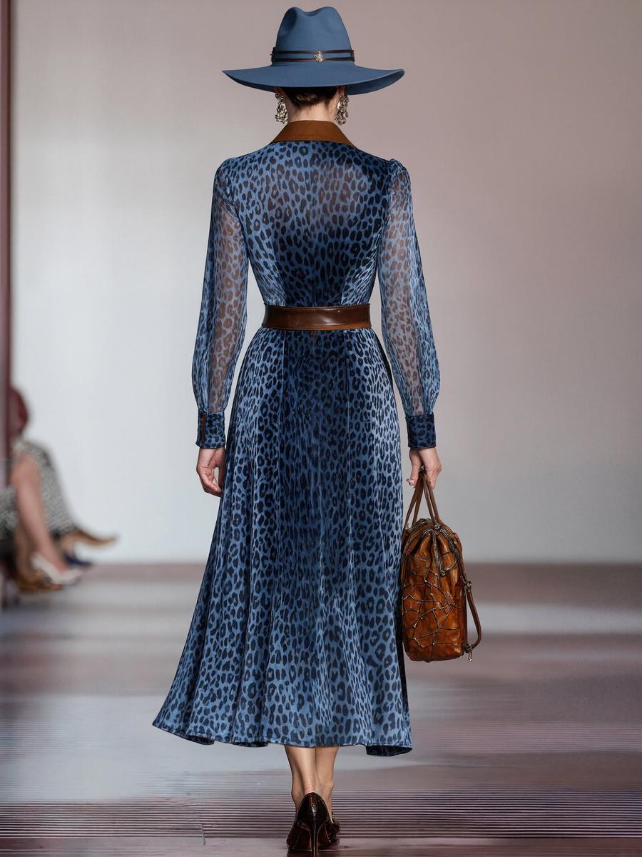 Leopard Print Maxi Dress
