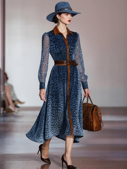 Leopard Print Maxi Dress