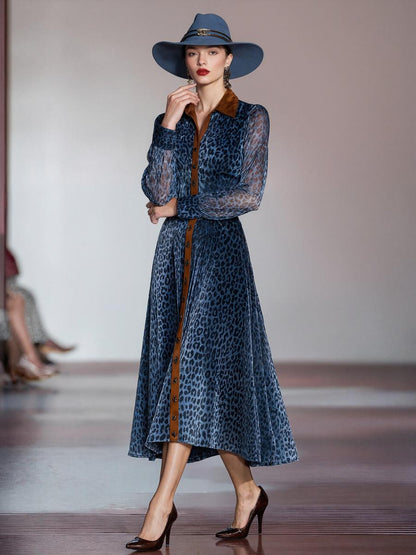Leopard Print Maxi Dress