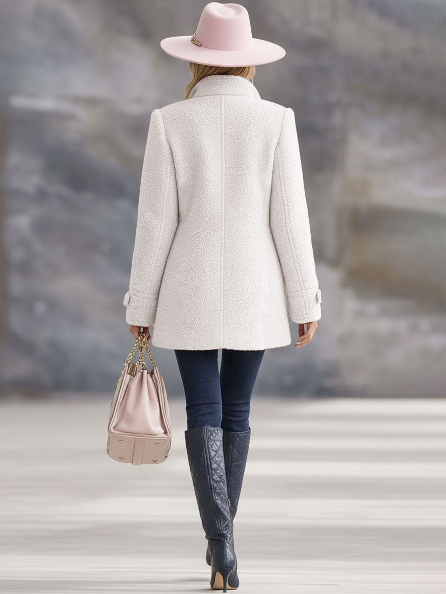 Polar Fleece Zip-Up Jacket Coat