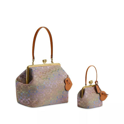 Rainbow Crystal Kisslock Bag