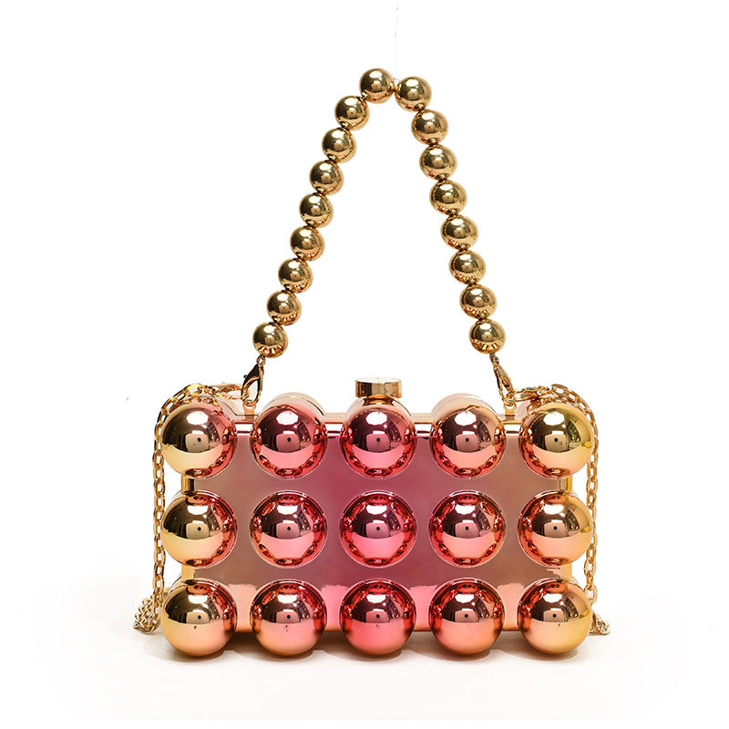 Colorful Beaded Clutch