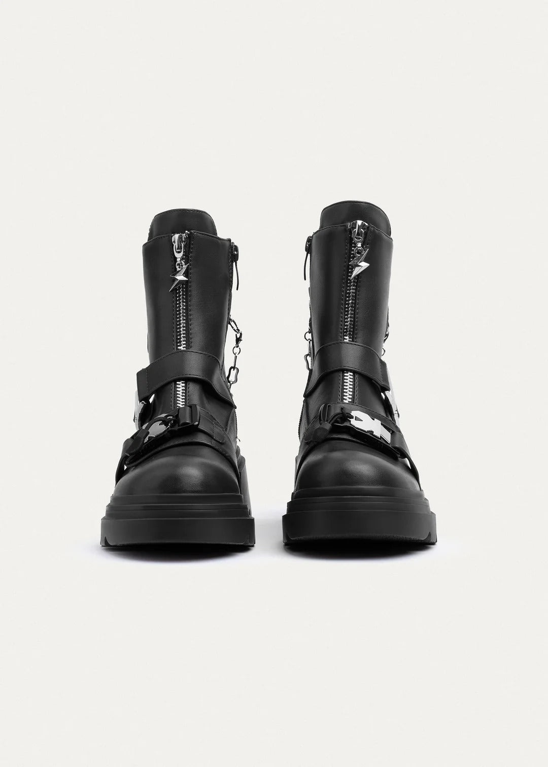 Black Chunky Platform Boots