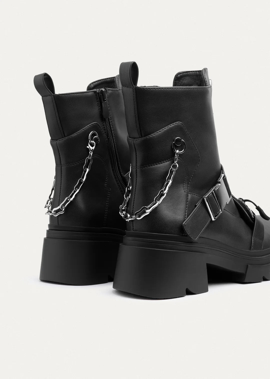 Black Chunky Platform Boots