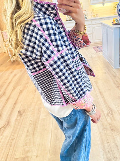 Multi Print Reversible Jacket