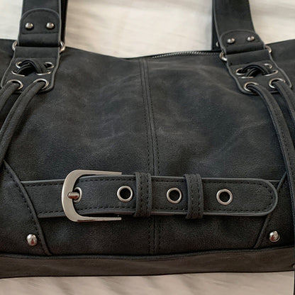 Vintage Pillow Bag Shoulder Bag Large Capacity Underarm Bag