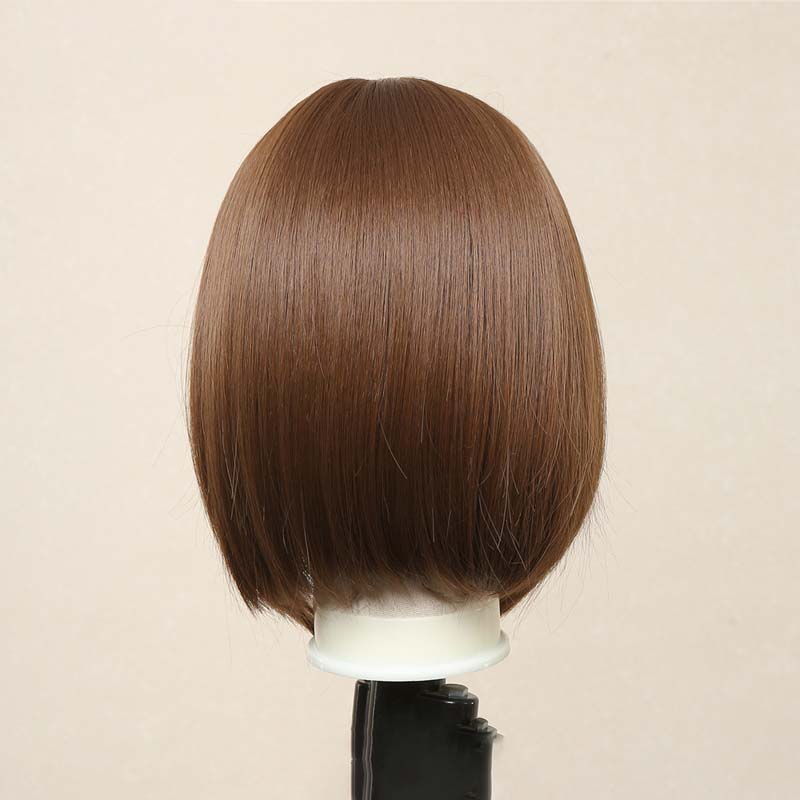 Women's Full Head Wefted Wig With Bangs