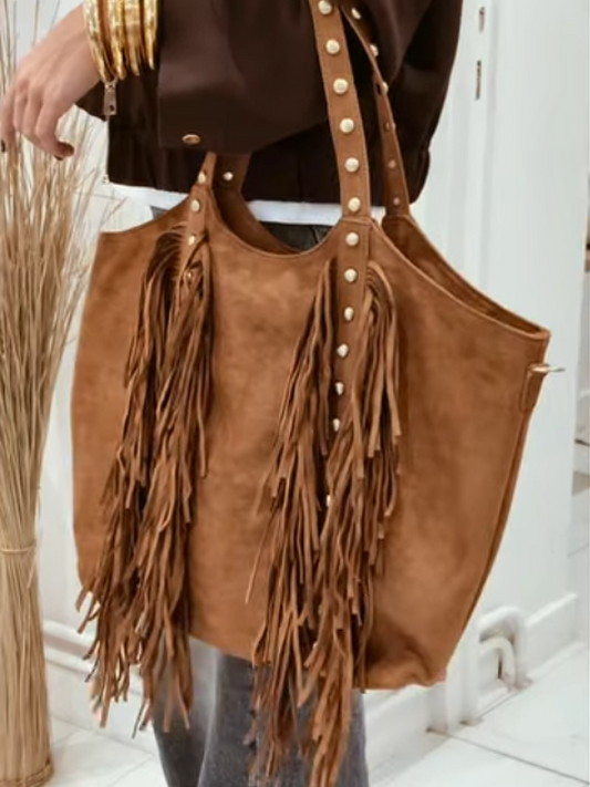 Large Tassel Shoulder Bag